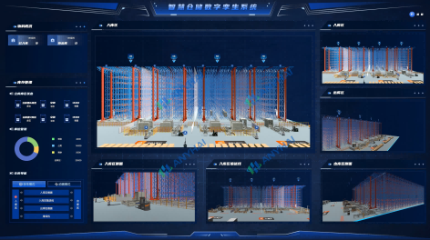湖南某光伏产品生产企业立体库数字孪生平台